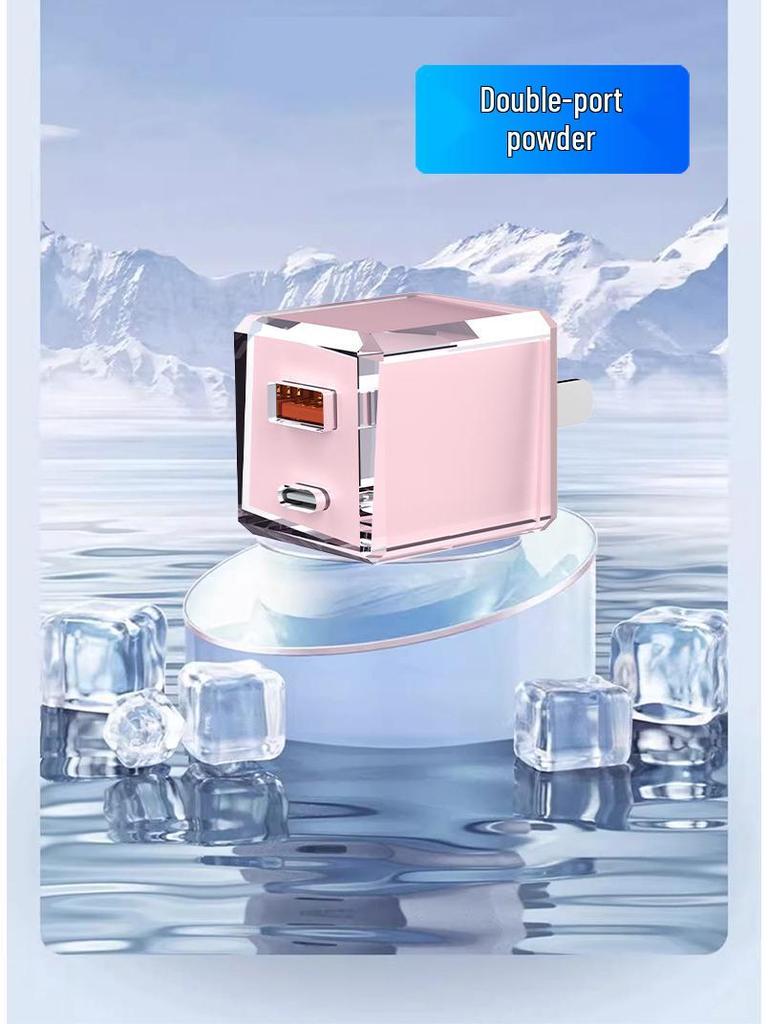 20W PD Fast Charger for iPhone 14 - 3C Certified Flash Charging Head