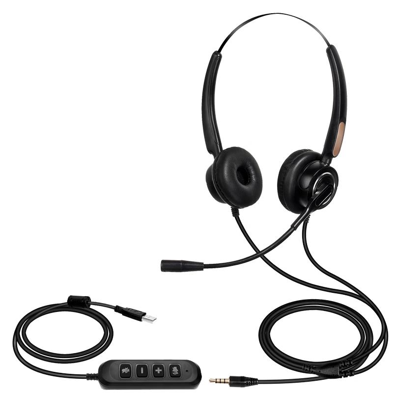 Cuffie Professionali per Call Center Yijiatong Y500/Y500D (Versione NC)