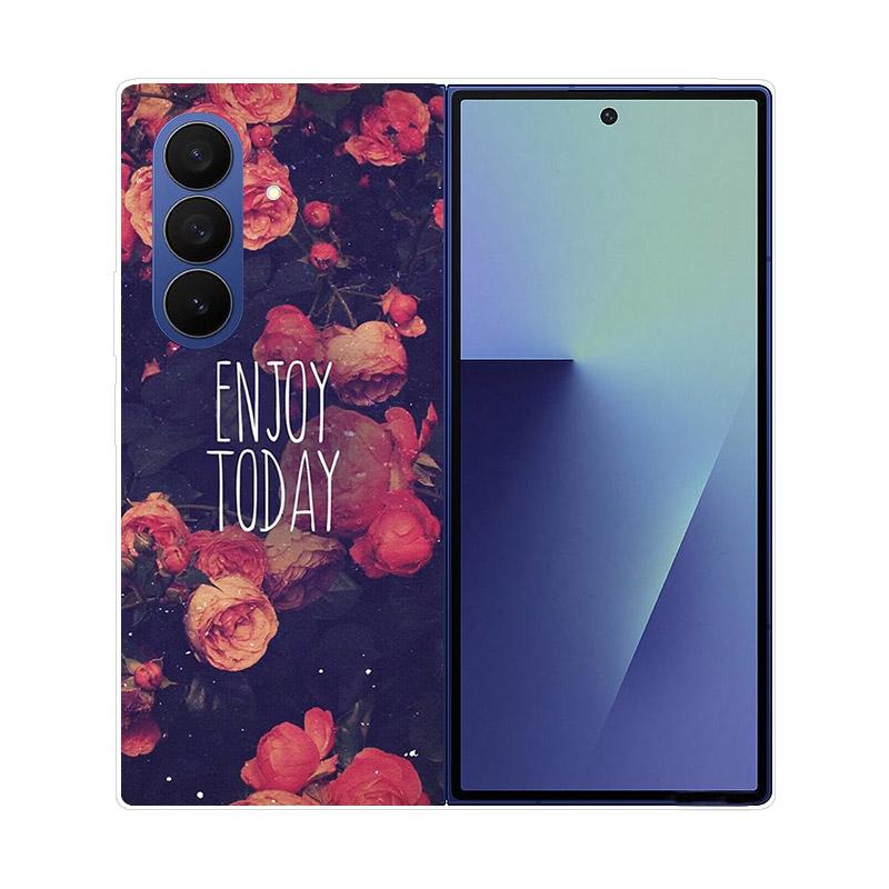 For Samsung Galaxy Z Fold 7 5G Phone Case Cover Transparent Back Protective Shell Coque For Samsung Z Fold7 Clear Hard PC Fundas