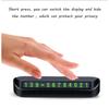 1/4Pcs Car Temporary Parking Card Phone Number Card Plate Telephone Number Car Park Stop Automobile Accessories