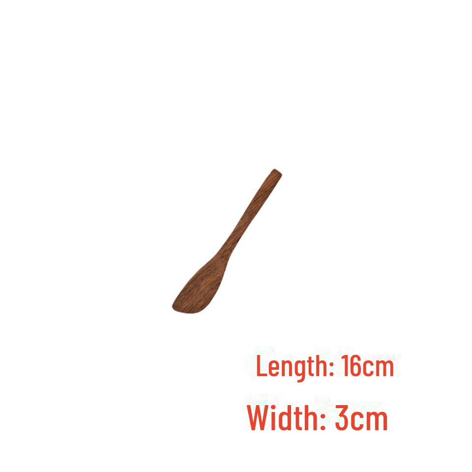 

Персонализируемый набор из черного дерева: лопатка и ложка с длинной ручкой для сковородок с антипригарным покрытием