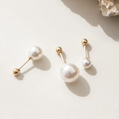 LUNNE 14k Pearl Piercing (14k Gold) #PI02