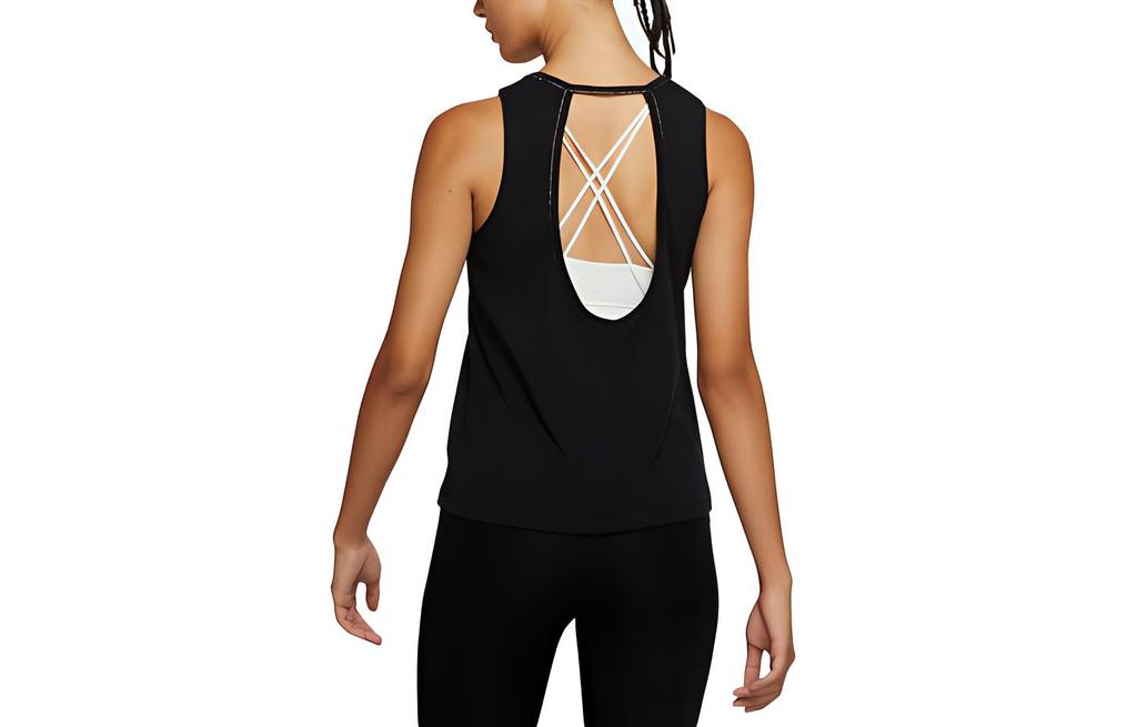 Nike Dri Fit Sleeveless Sports Shirts Women's Black Other DD5805-010