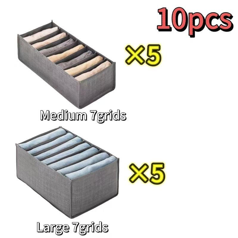 Pants Jeans Storage Box Drawers Organizer for Underwear Bra Socks Wardrobe Clothes Organizer Cabinet T-Shirt Organizers Storage