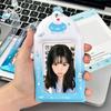 Original Design Summer Cheery Smoothie PVC Picture Frames with Chain Cute Ice Cream Photocard Holder for 3 Inch Kpop Card 2025
