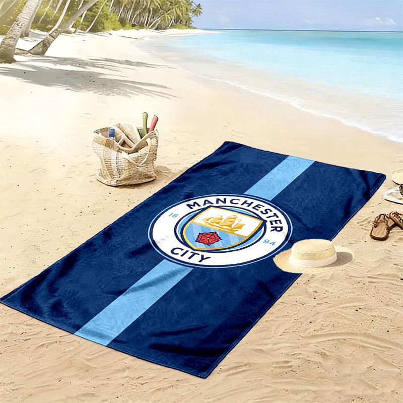 MCFC poster Print Beach Towel, Large Soft Quick Dry Towel for Beach Camping Swimming