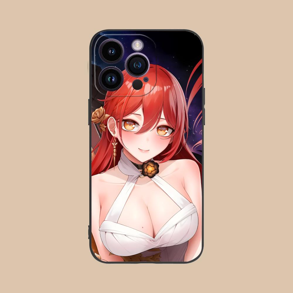 

HSR Himeko Matte TPU Mobile Phone Case for iPhone 17 16 15 14 13 12 11 X XR XS 8 7 Air Pro Max Plus Mini Colorful Cover iPhone 7 Plus