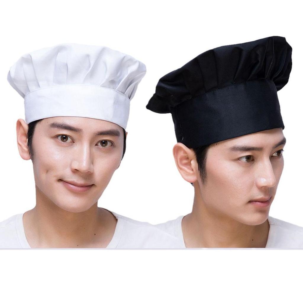 Chef Cotton Mushroom Hat for Restaurants, Hotels, and Bakeries