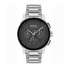Hugo Boss 1513762 men's watch Silver strap Black dial 44 mm + box
