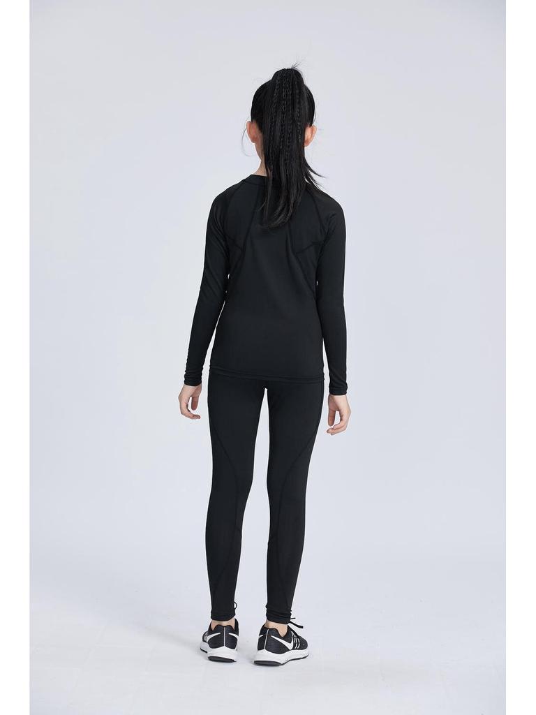 Speedy Kids' Compression Sports Suit: Quick-Drying Basketball & Football Training Gear for Spring and Autumn