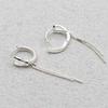 Women's Accessories Double-Line Knot One-Touch Earrings