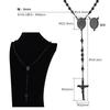 ChainsPro Y-shaped Long Necklace for Women, Cross, Crucifix, Virgin Mary, Miraculous Medal, Rosary Accessory