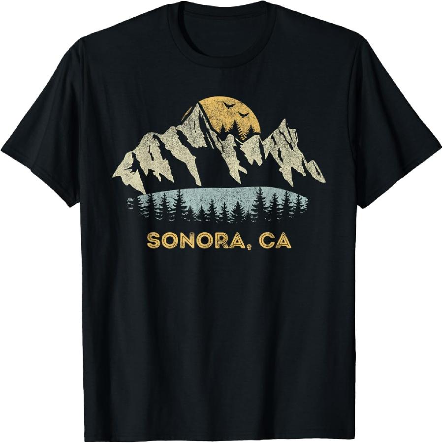 Sonora California Mountain Sunset Sunrise CA T-Shirt XXXXXL чёрный