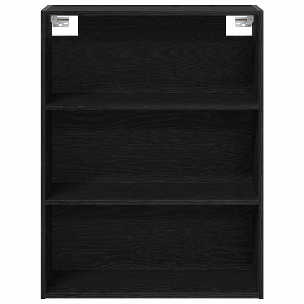 Highboard 2 pcs Black Oak Effect Wood Based Material
