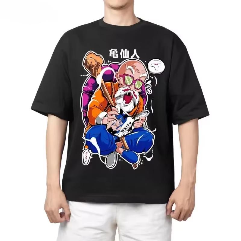 2026 New Dragon Ball Vegeta Boys and Girls Cotton TShirt  New Summer Style Anime Print  LooseFitting Casual Shirt
