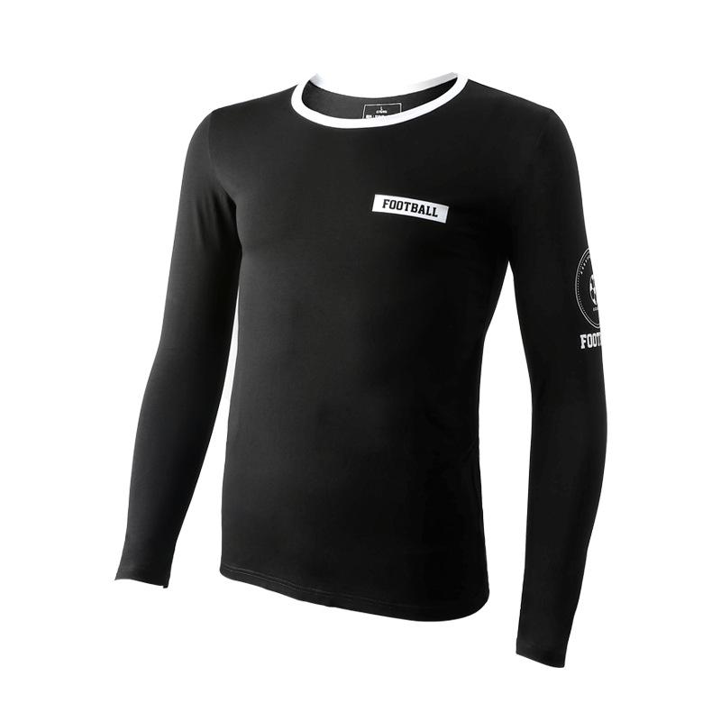 Men's Breathable Cotton Long-Sleeve Undershirt - Comfortable Round Neck, Thin Fit for Fall