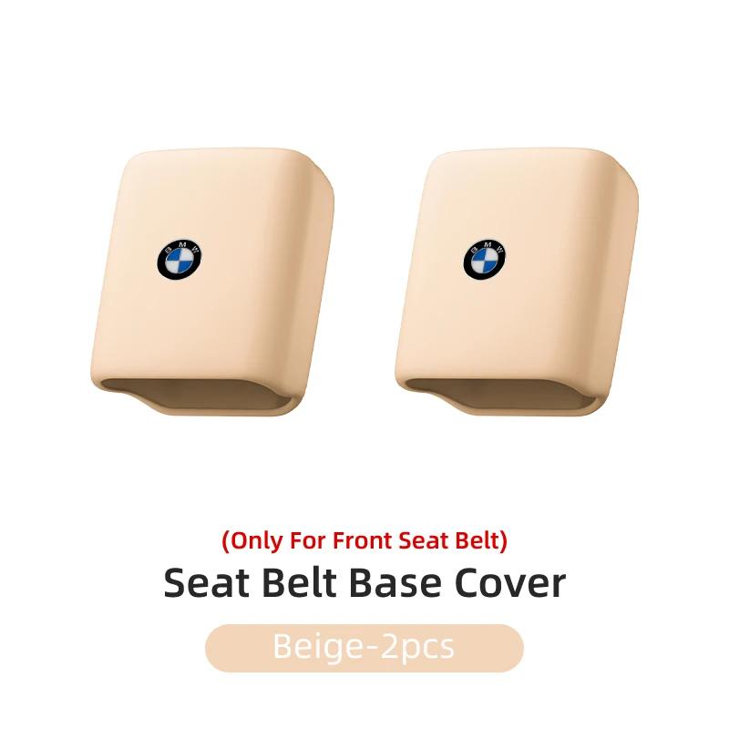 BABD1 2025 Hot Car Silicone Seat Belt Buckle Anti-scratch Protector Cover Accessories For BMW Performance F30 F20 F10 F40 E92 E91 G20