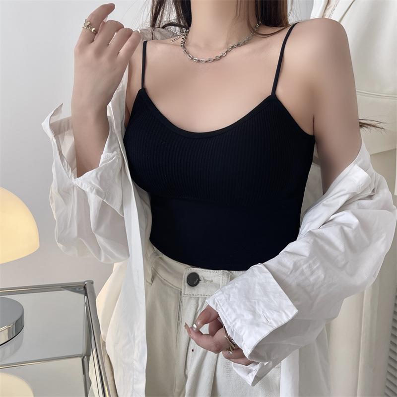 Women's Summer Camisole Short Slim Casual Vest