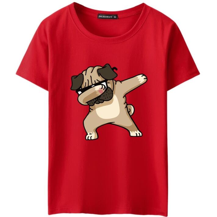 Hip-hop Men Shirt Dog Tee Fashion 