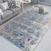 Simple Abstract Carpet, Living Room Sand Room Bedroom Dirt-Resistant Carpet, Large Area Crystal Velvet Floor Mat