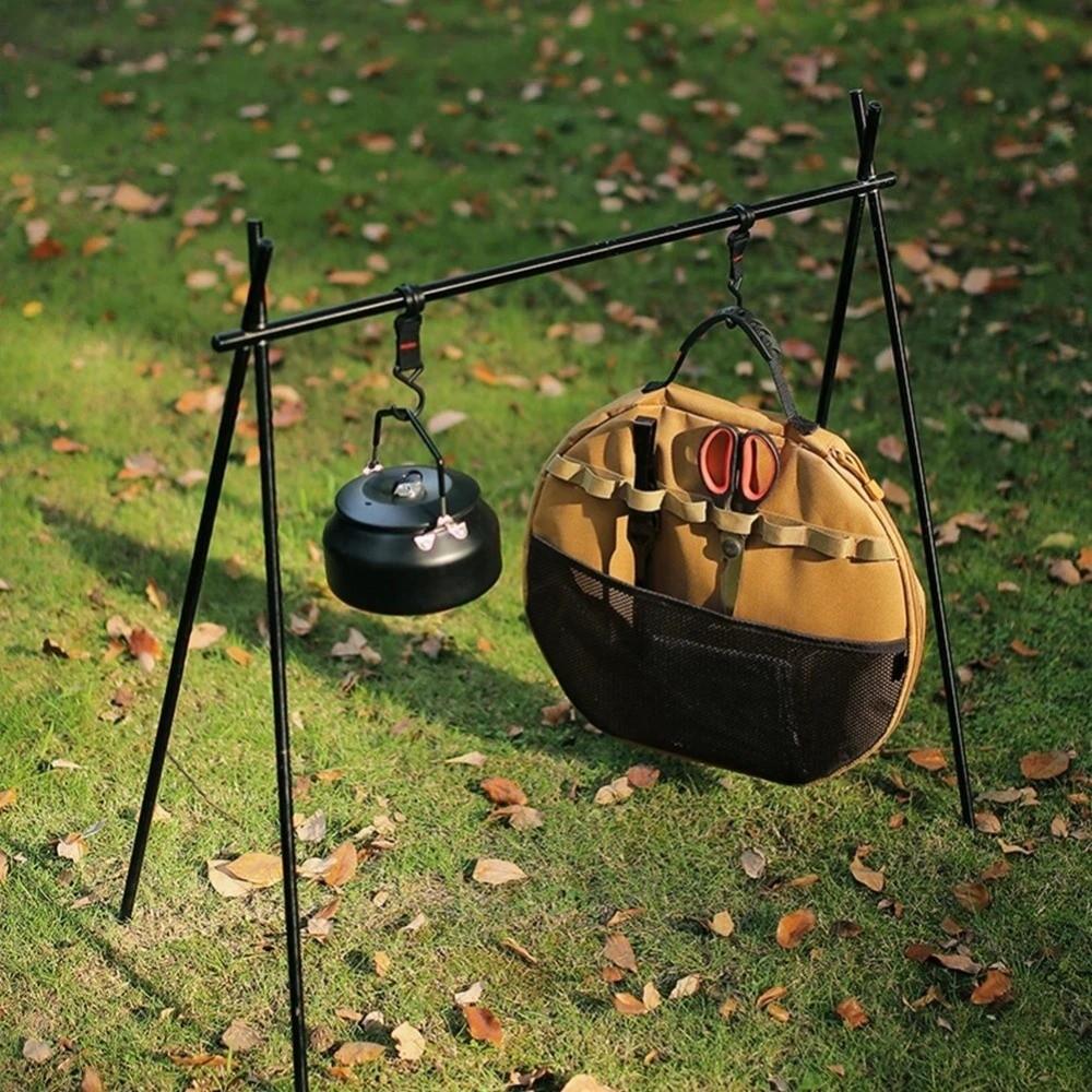 Portable Oxford Grill Pan Storage Bag Outdoor Muti-funtion Picnic Cookware Pouch Carry Bag Camping Cast Iron Pot