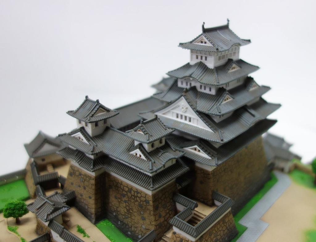 Doyusha Famous National Premium Himeji Castle Plastic Model 1/500 Japan's Castle, Treasure,