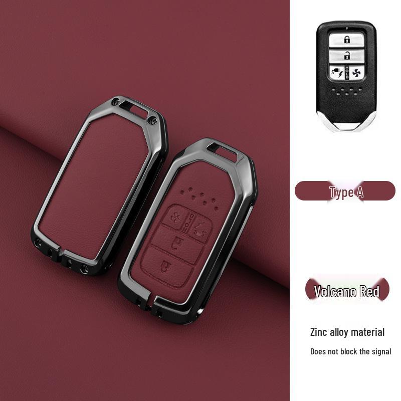 Stylish Metal Car Key Case for XRV, Fit, Vezel, URV, Fengfan, Xiangyu - Personalized Luxury Remote Shell Cover