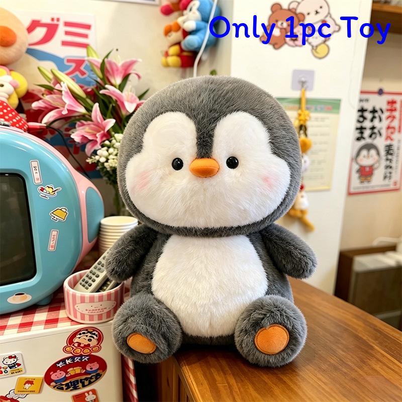 Plush Penguin Toy With Hat Kids Gift For Birthday And Room Decor Nude Penguin,30cm