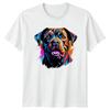 Colorful Rottweiler Face T-Shirt Rottweiler Dogs Gift For Him And Her