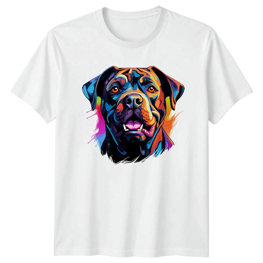 Colorful Rottweiler Face T-Shirt Rottweiler Dogs Gift For Him And Her