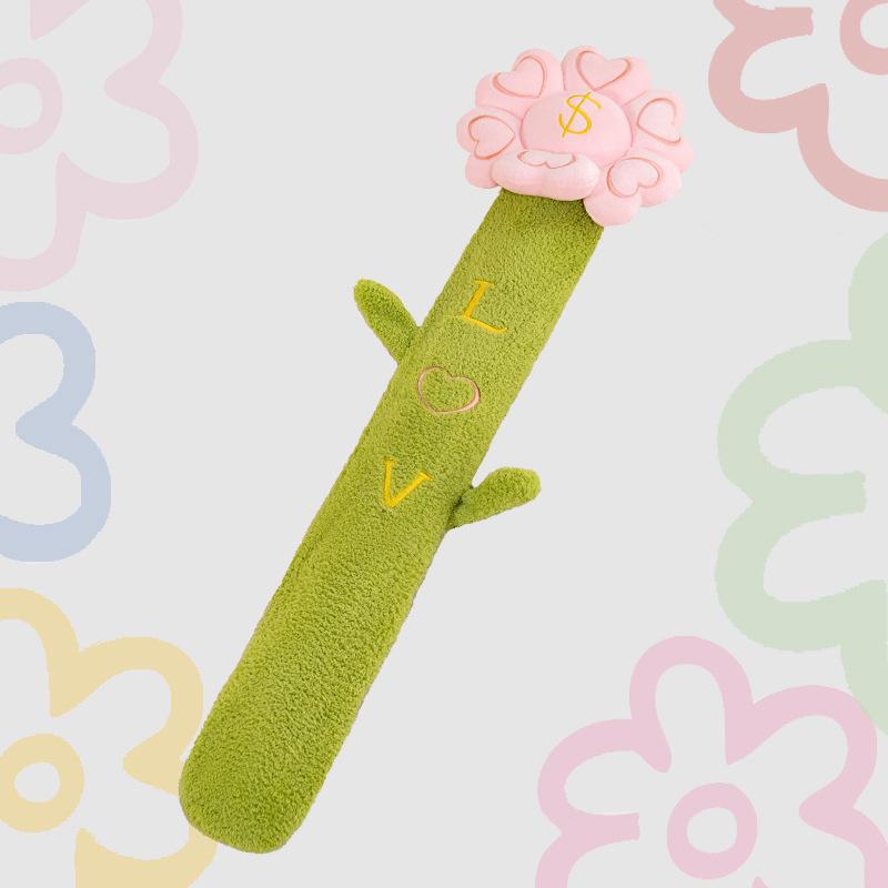 

Длинная подушка-грелка для девочек - Уютная зимняя грелка для ног 85 cm розовый