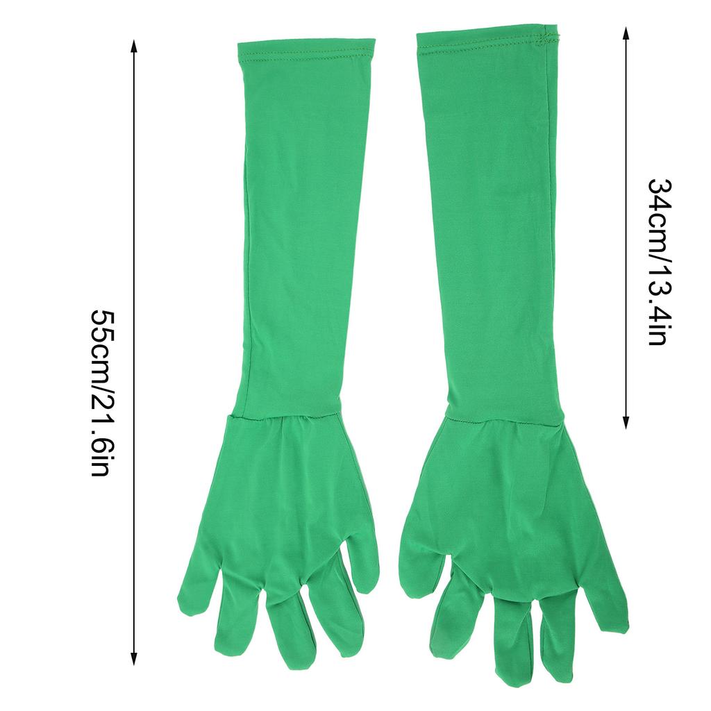 Photography Chromakey Gloves Foldable Easier Production Milk Silk Uniform Color Chromakey Gloves  for Short Videos