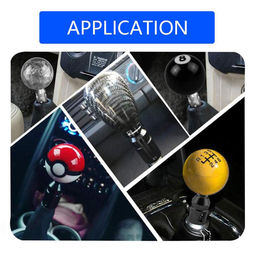 M12x1.25 Universal Car Aluminum Gear Shift Knob Adapter For Non Threaded Shifter