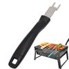 Grill Grate Lifter Tool Grill Grate Lifter Gripper Stainless Steel BBQ Cooking Accessories for Camping Backyard Barbecue Picnic