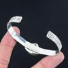 Sisters Day Deal 925 Sterling Silver Multi Fluorite Gemstone Wife Bangle Jewelry