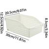 Kitchen Storage Basket Spice Seasoning Sundries Basket with Wheels Storage Frame Plastic Snack Storage Basket