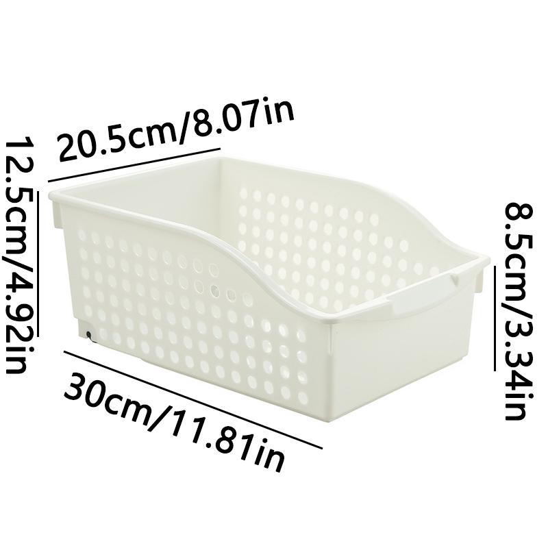 Kitchen Storage Basket Spice Seasoning Sundries Basket with Wheels Storage Frame Plastic Snack Storage Basket