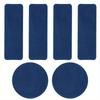 A set of 6 patches, sports shoe repair patches, shoe side damage, inner lining hole repair, shoe heel wear repair patches