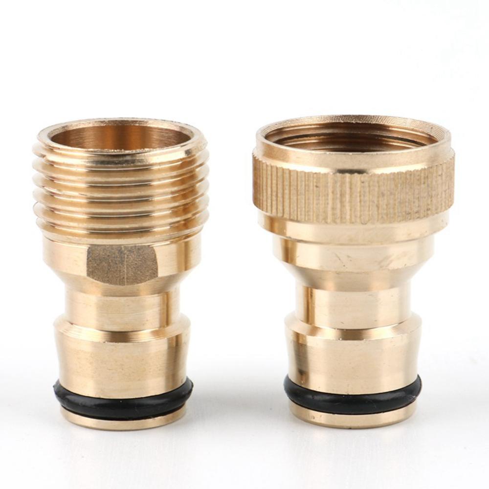 Tool Irrigation Brass Faucet Nozzle Adapter Hose Fitting Water Gun Joints Thread Quick Connector