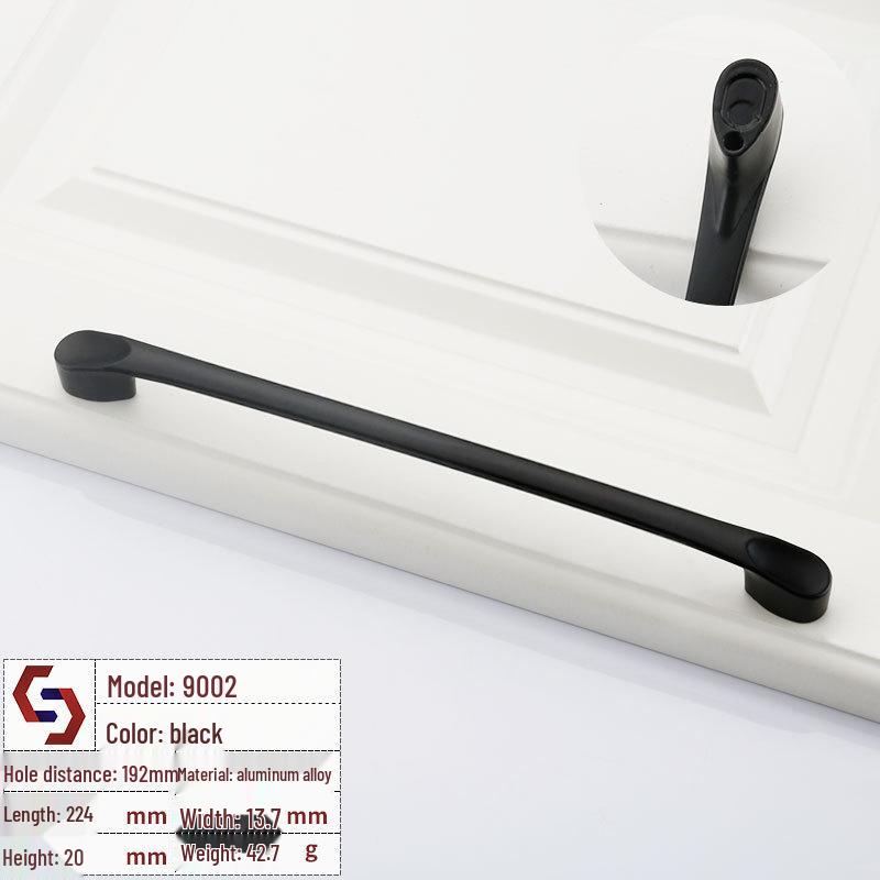 Mâner Sertar și Dulap Stil American Negru