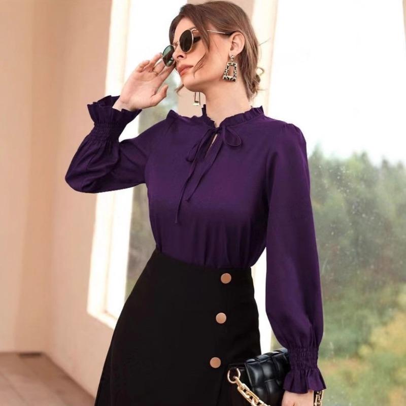 Women's Spring New Fashion Long Sleeved Top