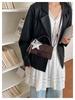 Women's 2026 Niche Snakeskin One-Shoulder Crossbody Handbag with Versatile Star Charm