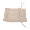 20pcs Burlap Bags Burlap Gift Bags Single Side Window Burlap Pouches with Drawstring for Jewelry Makeup Candy