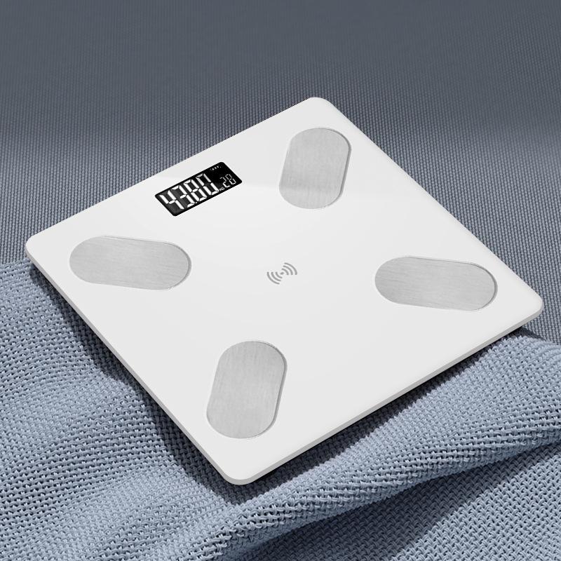 Bluetooth Rechargeable Smart Body Scale for Women - High-Precision, Connects to Phone
