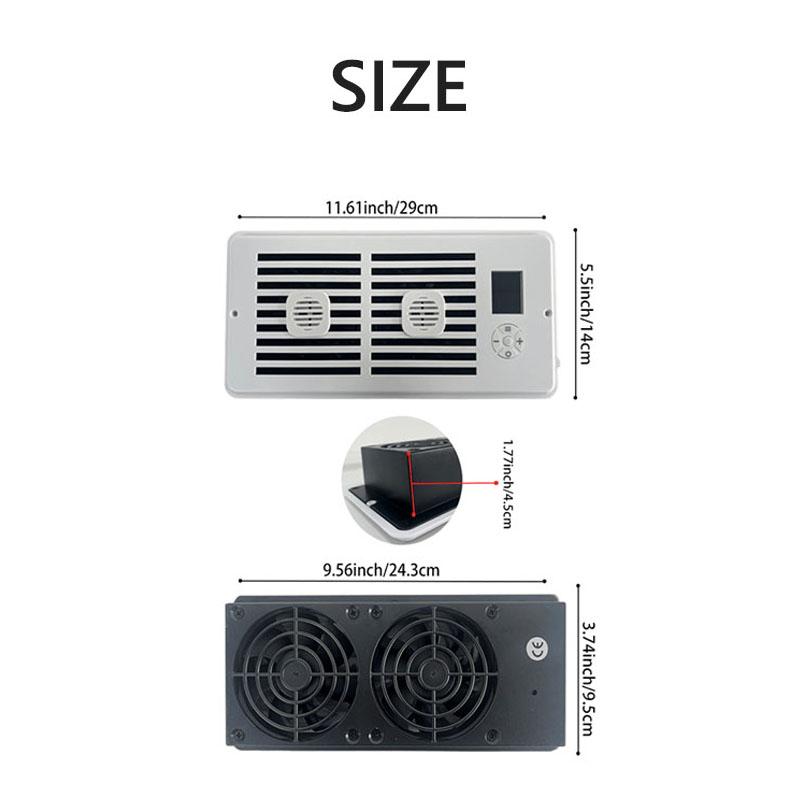 Cichy wentylator wyciągowy z timerem 2/4-godzinnym, regulacją 10-stopniową, pilotem, odpowiedni do montażu ściennego