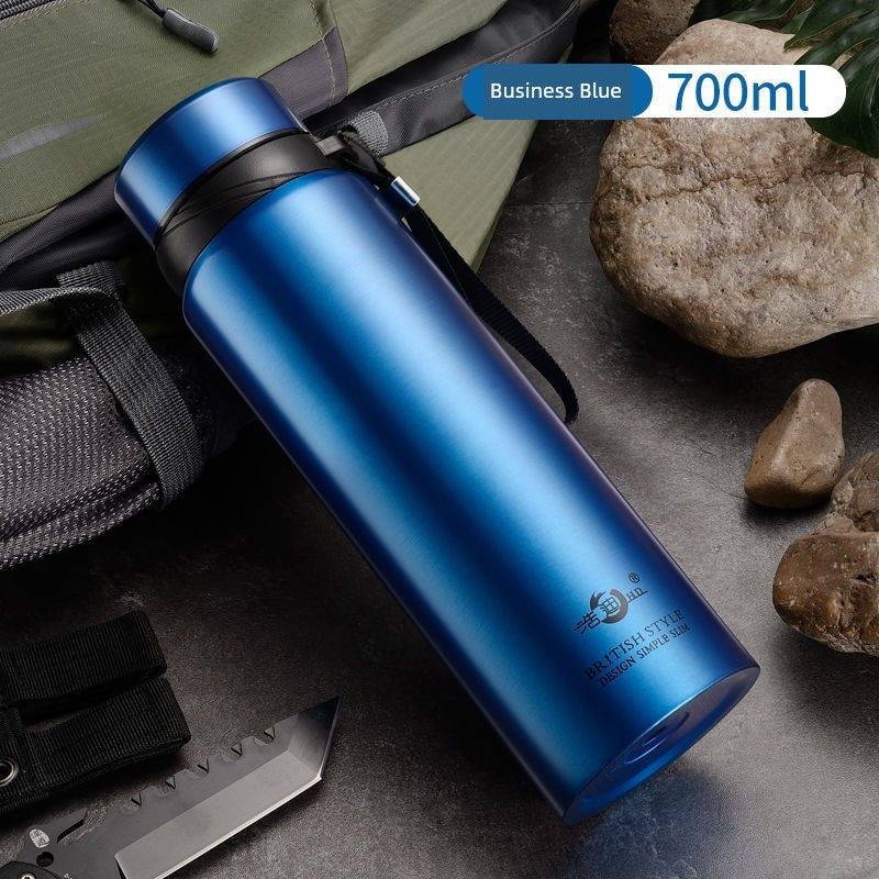 Smart 304 Stainless Steel Large Capacity Vacuum Cup for Male and Female Students Indoor Outdoor Portable Business Tea Making Water Cup