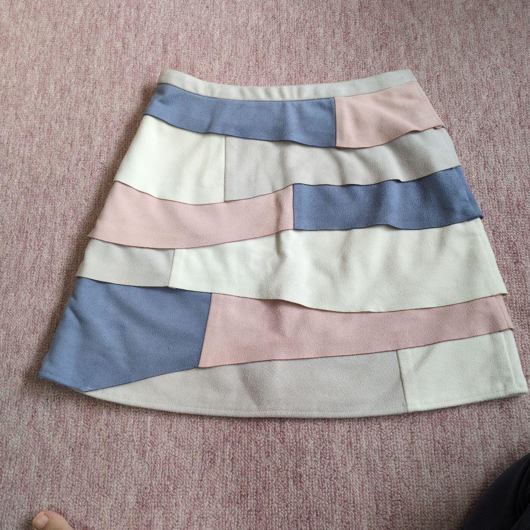 Lily brown suede miniskirt