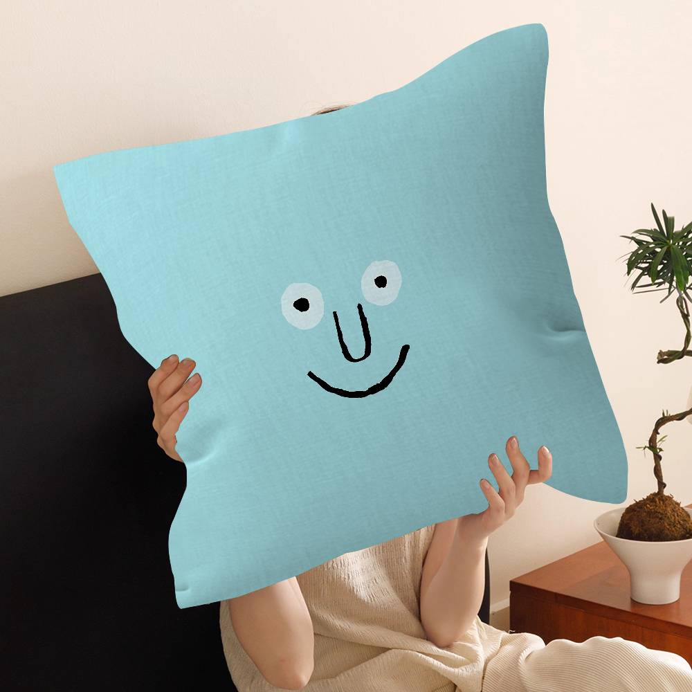 Art J-Jean J-Jullien Cute Lucky Dragon Pillow Cover Sofa Cushion Cover Home Room Decoration Children Gift