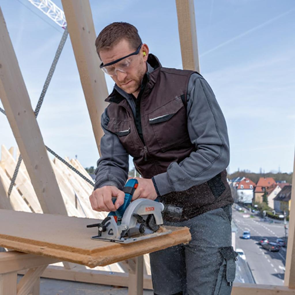 Bosch Professional 18V Cordless Circular Saw Sold Parallel Sample Tip Hex Wrench (charger Separately, Guide, Saw, Included) GKS18V-57-2LH