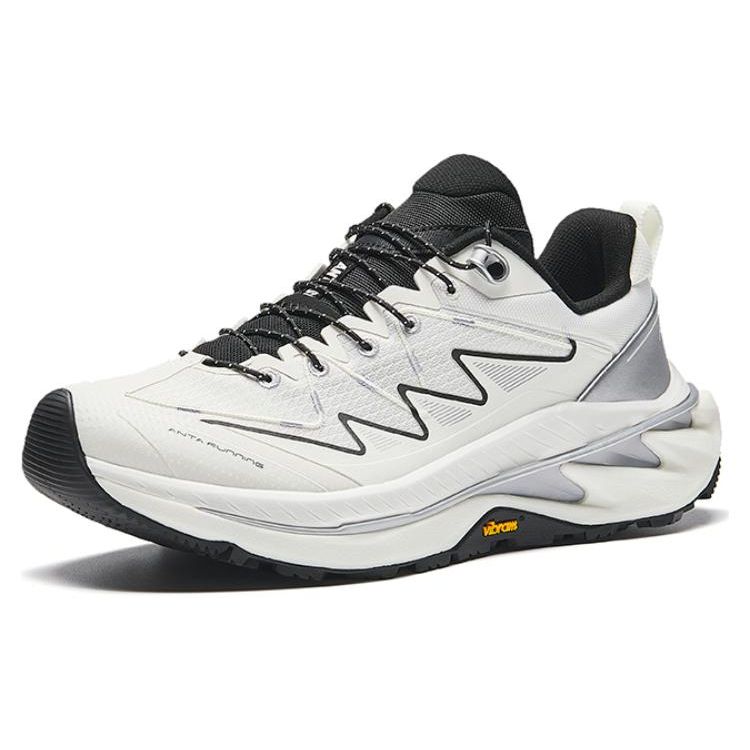 Anta Išbandykite Pro bėgimo takais batus Lengvi Smūgių sugėrimas Žemo profilio Vyriški sportbačiai Balta Juoda 912425512-8